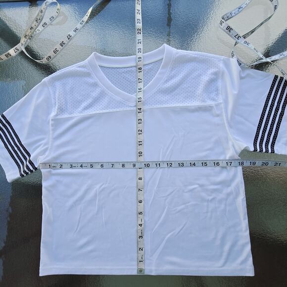 Flirtitude Active Short Sleeve White Jersey Top Size XS - Picture 5 of 7